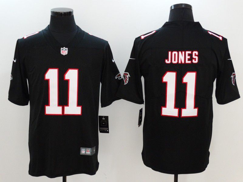Men Atlanta Falcons 11 Jones Black Nike Vapor Untouchable Limited NFL Jersey